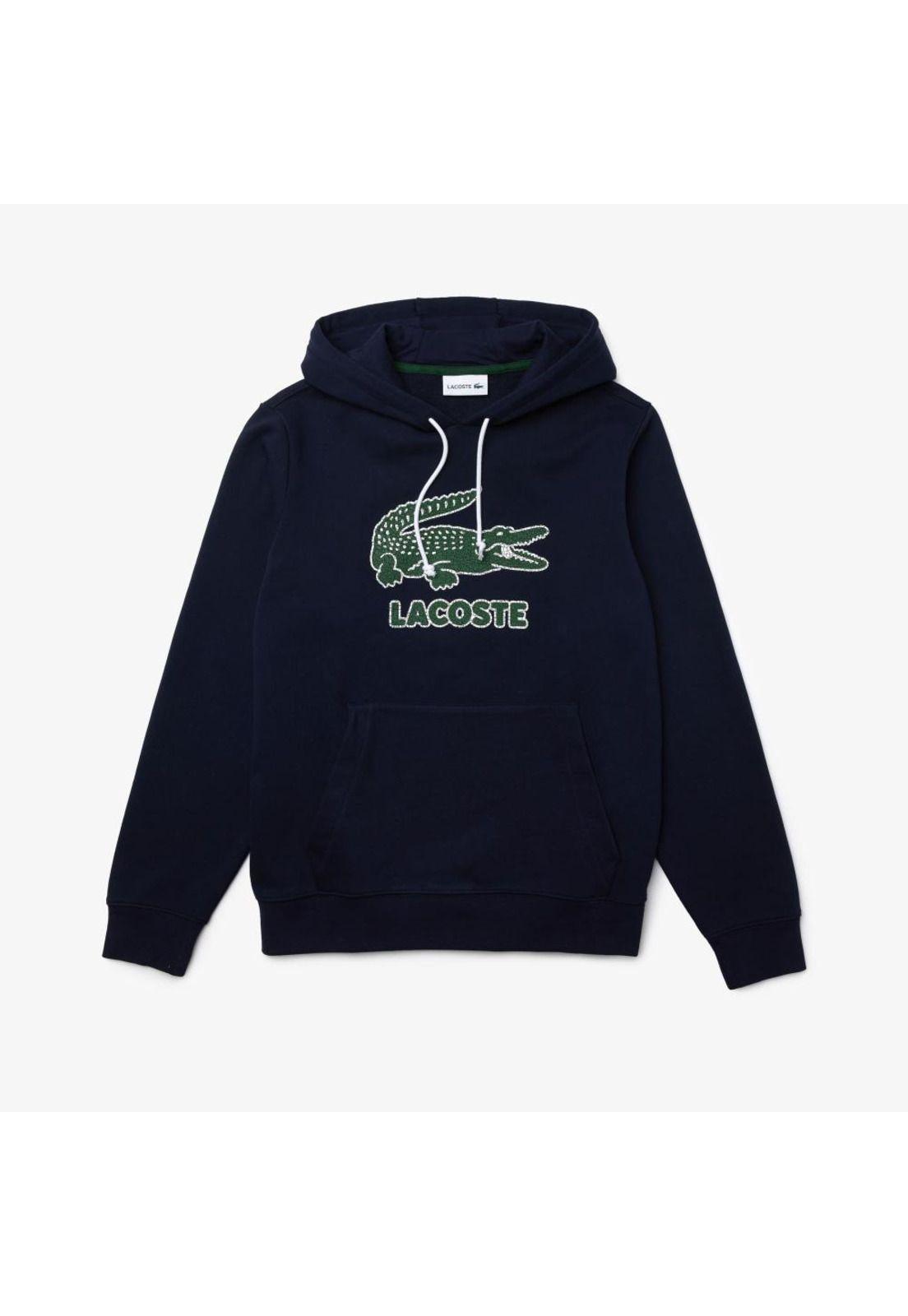Poleron Lacoste SH3229 Hombre Azul Marino-0