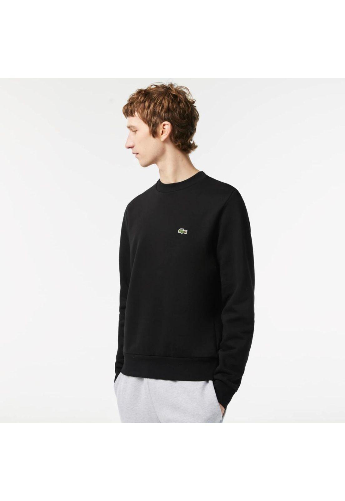 Poleron Lacoste SH3985 Hombre Negro-0