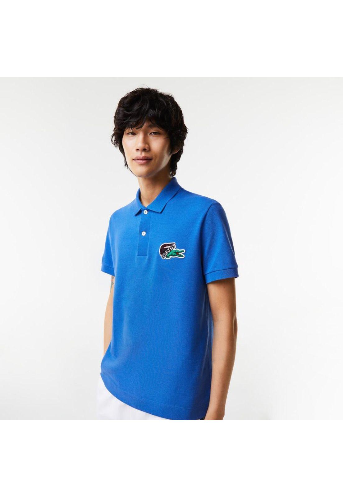 Polera Polo Lacoste PH136 Hombre Azul-4