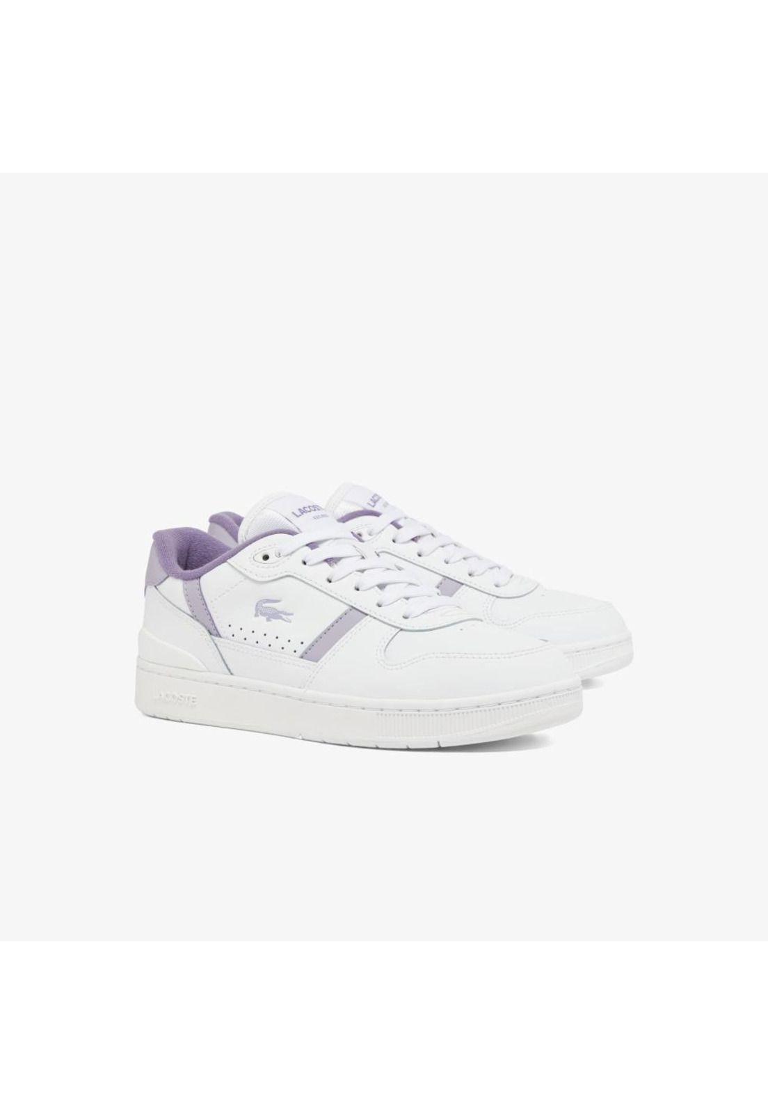 Zapatilla Urbana Mujer T-CLIP SET Blanco Lacoste-1