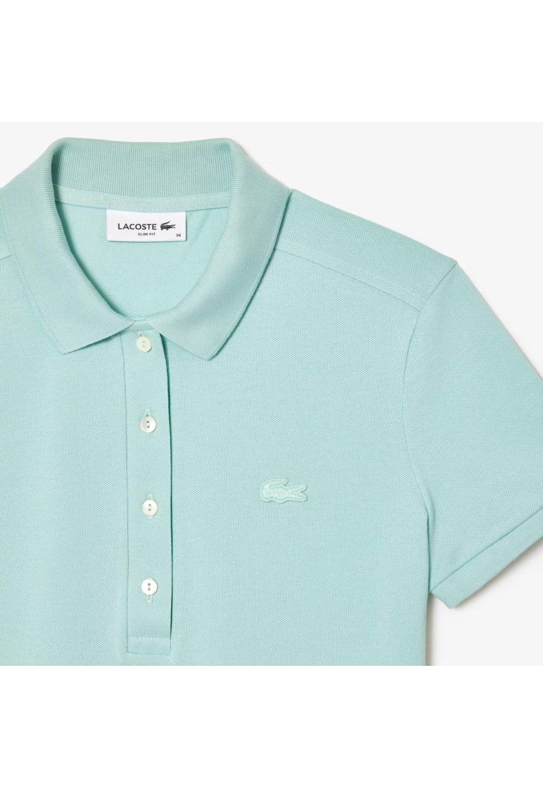 Polera Polo Lacoste PF546 Mujer Verde-3