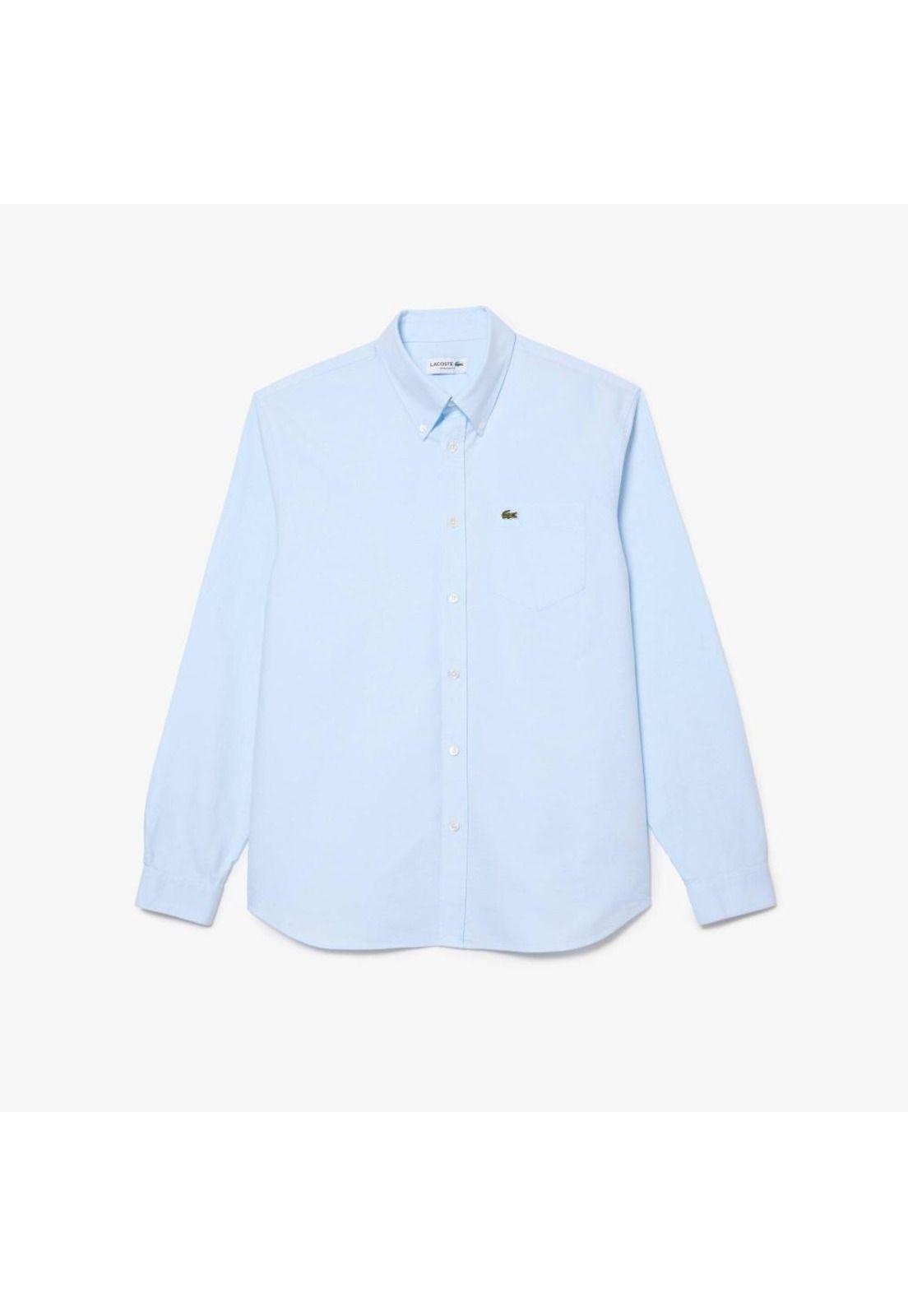 Camisa Lacoste CH191 Hombre Blanco-1