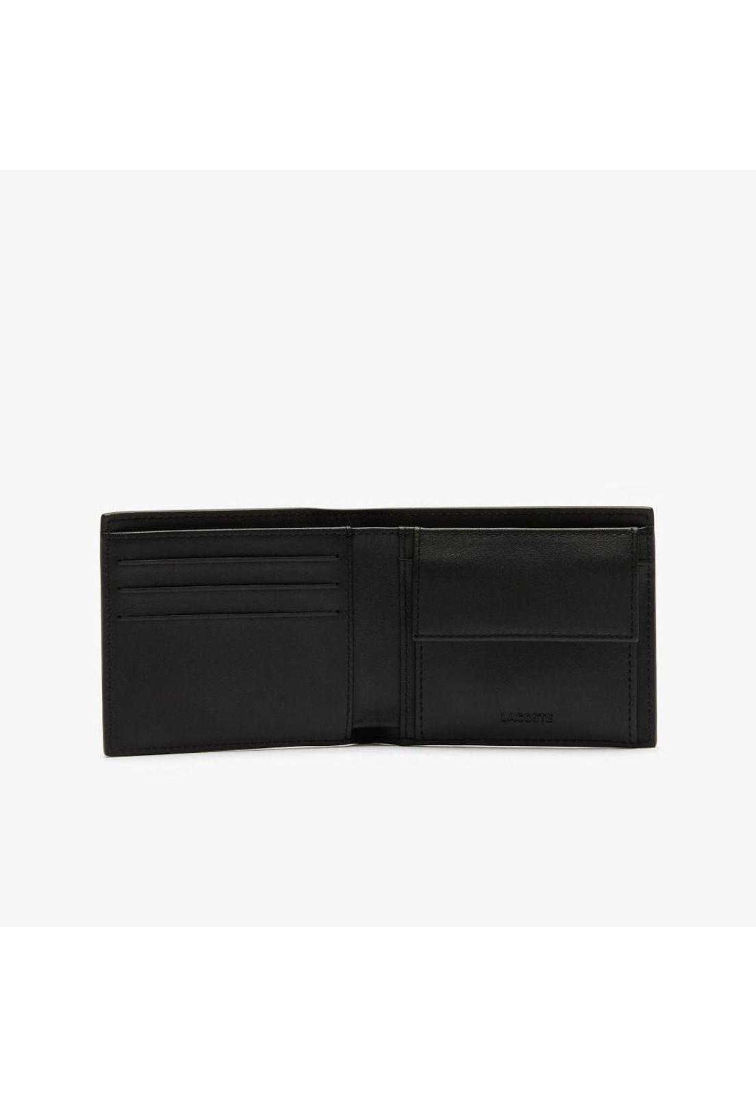 Billetera Lacoste NH111 Hombre Negro-2