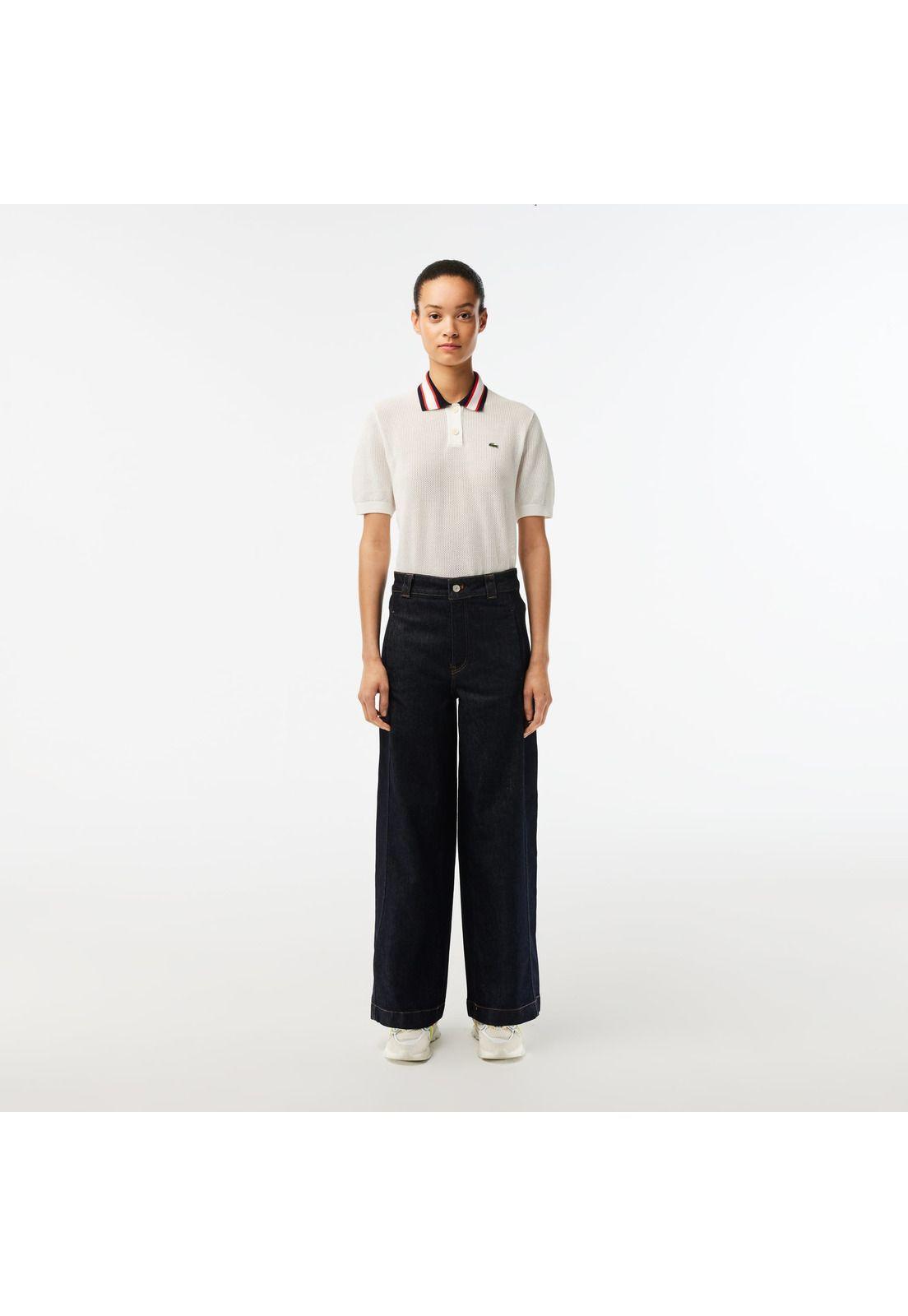 Jeans Lacoste HF459 Mujer Azul-0