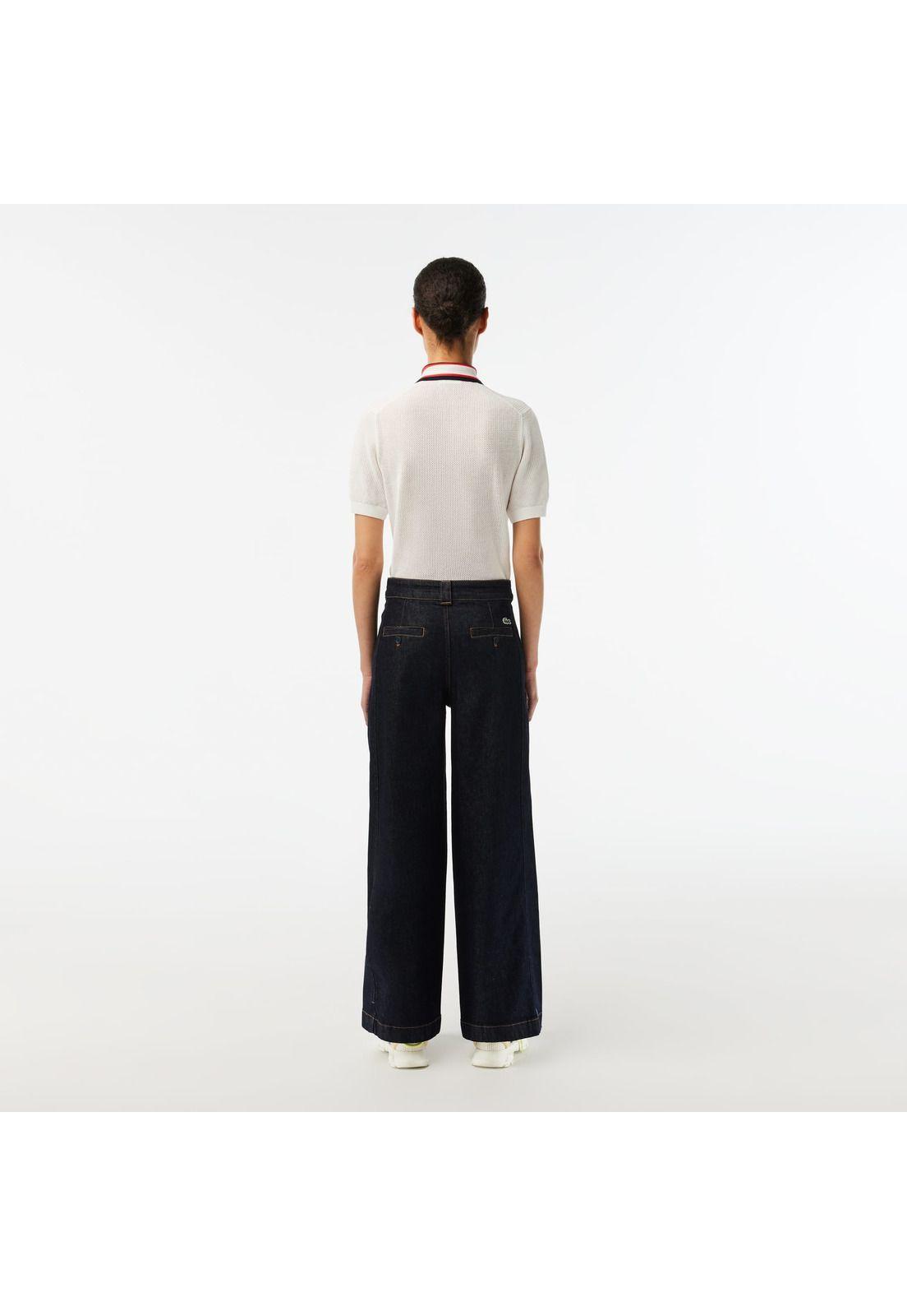 Jeans Lacoste HF459 Mujer Azul-2