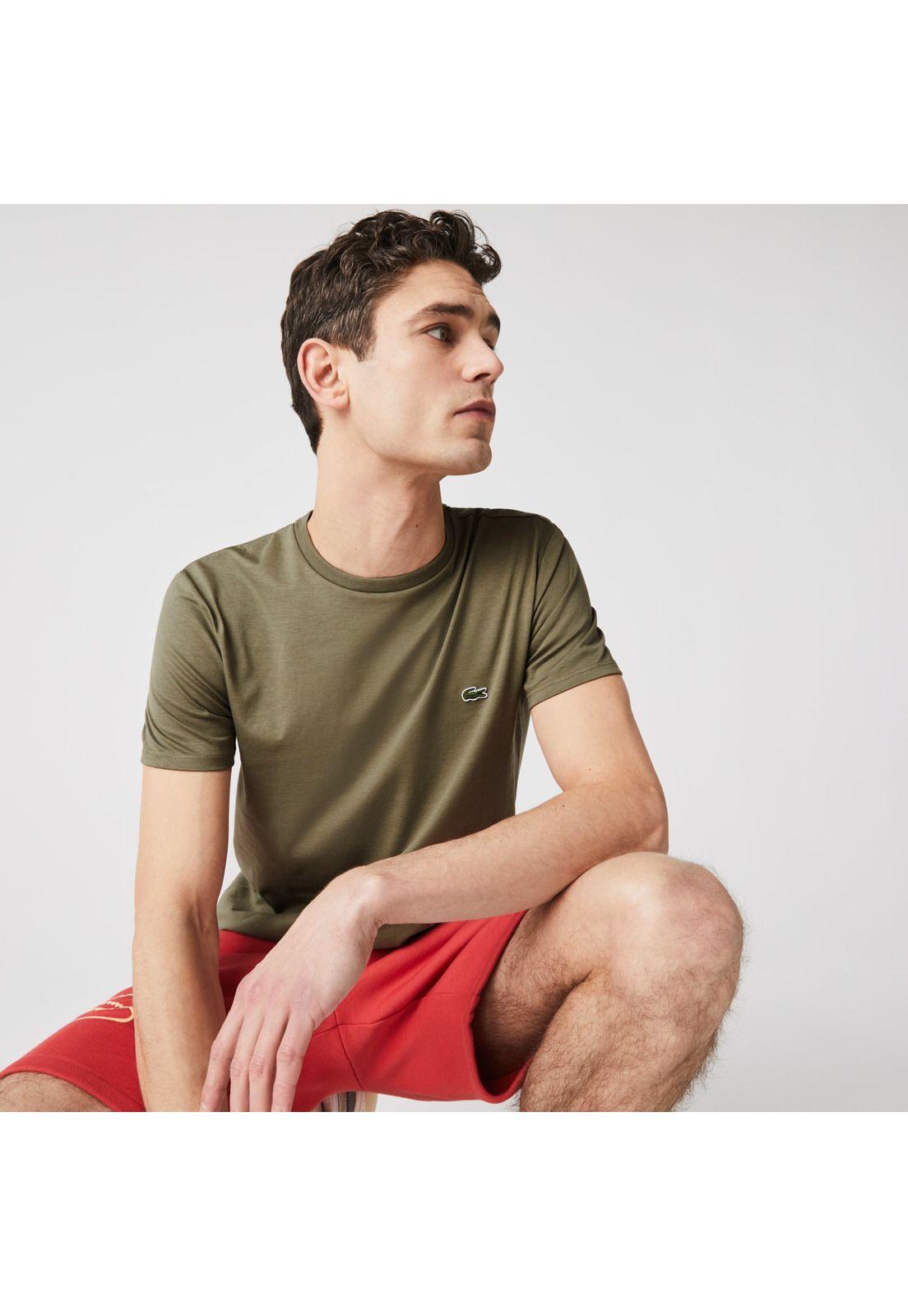 Polera  Lacoste TH6709 Hombre Verde-0