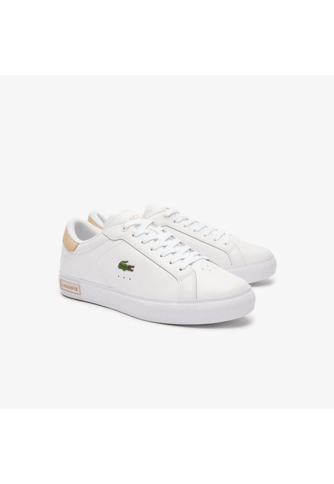 Zapatilla Urbana Lacoste Powercourt   Mujer Blanco-1