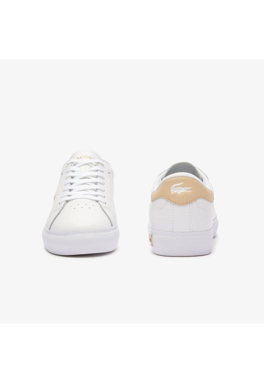 Zapatilla Urbana Lacoste Powercourt   Mujer Blanco-4