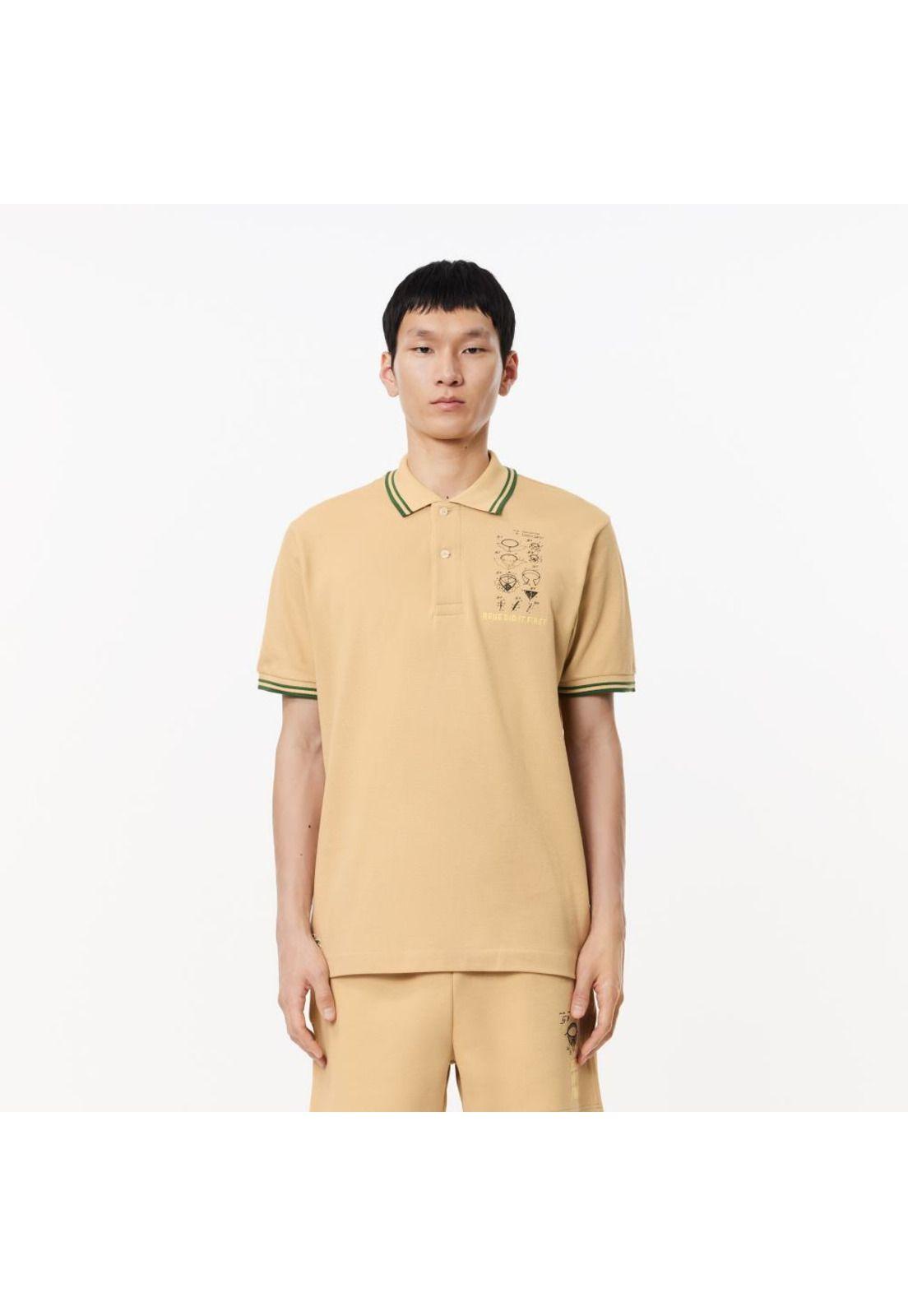Polera Polo Lacoste PH8008 Hombre Beige-0