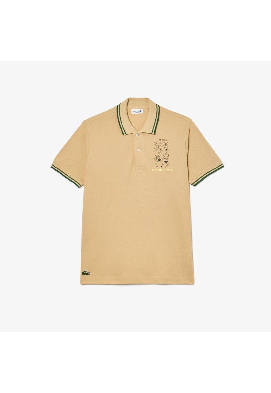Polera Polo Lacoste PH8008 Hombre Beige-1