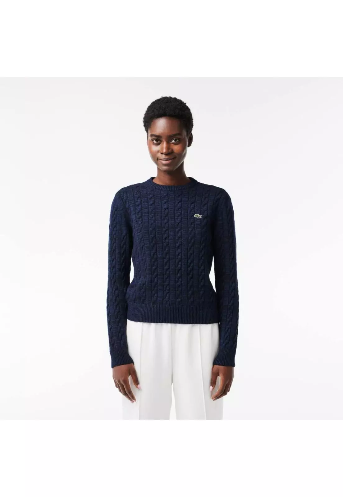 Sweater Lacoste AF0633 Mujer Azul-0