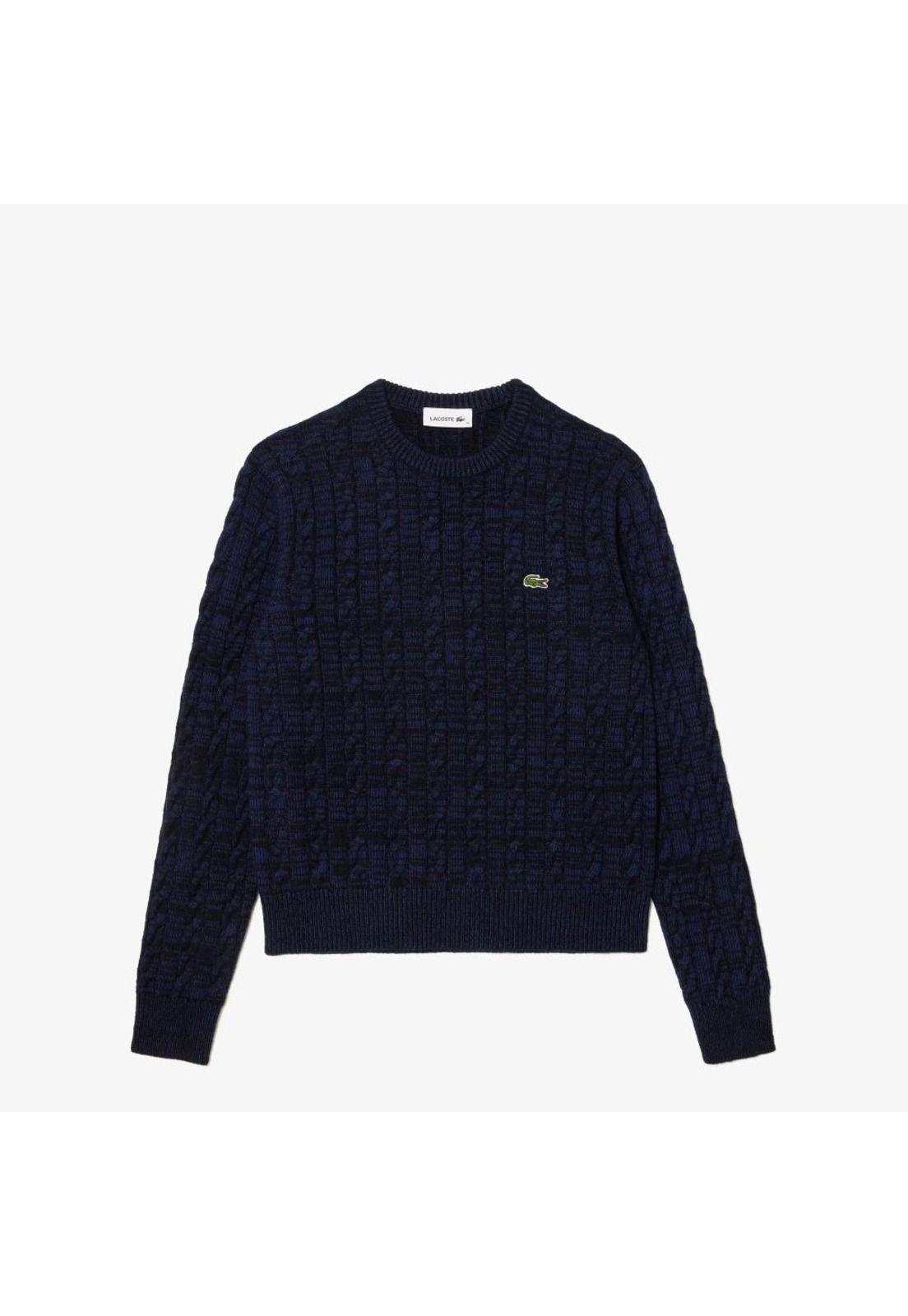 Sweater Lacoste AF0633 Mujer Azul-1