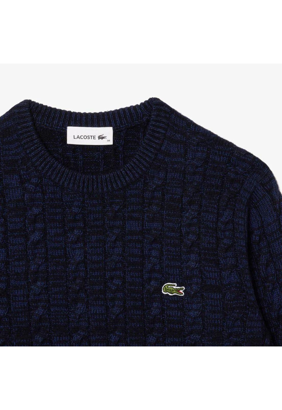 Sweater Lacoste AF0633 Mujer Azul-3