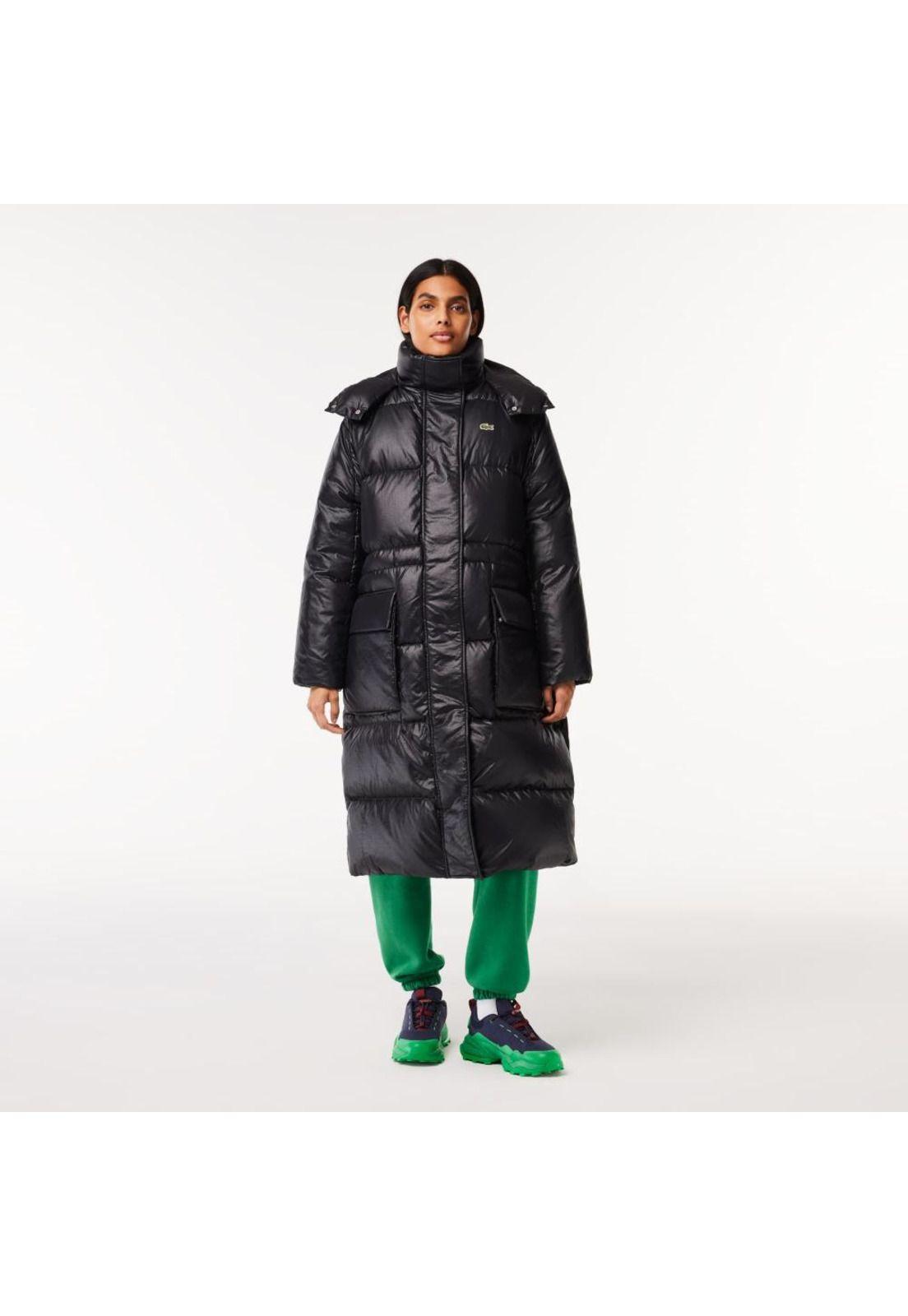 Parka Lacoste BF074 Mujer Negro-0