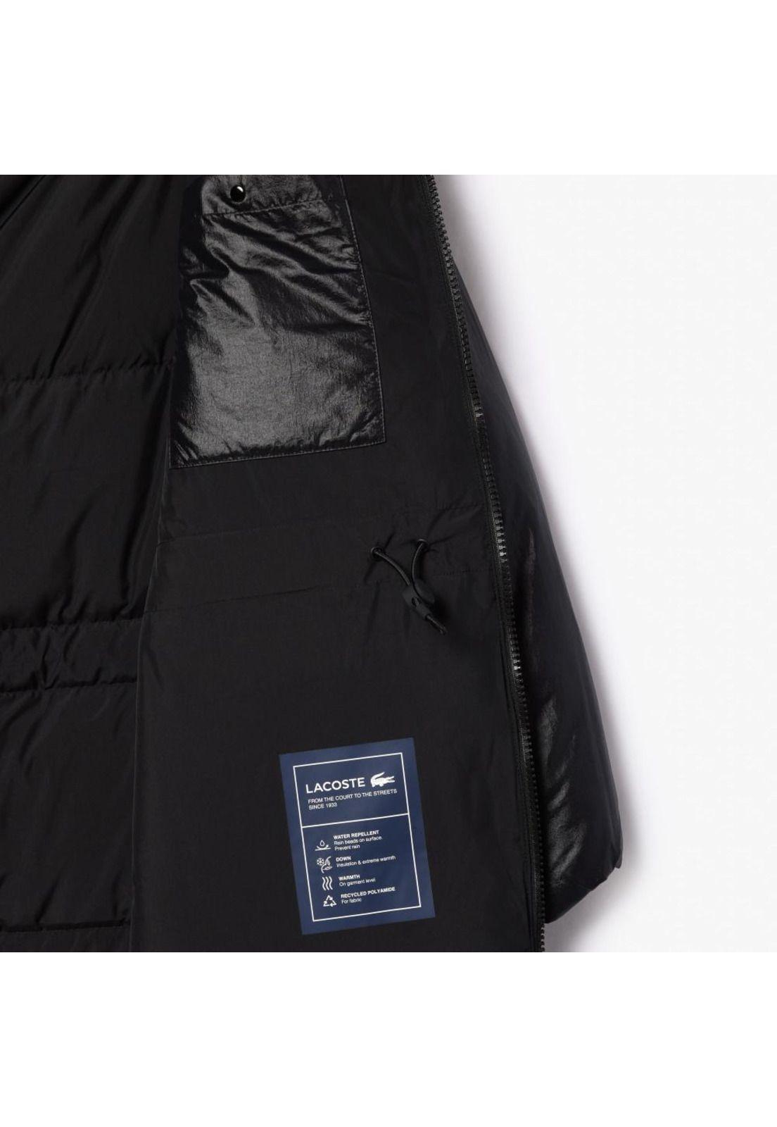 Parka Lacoste BF074 Mujer Negro-3