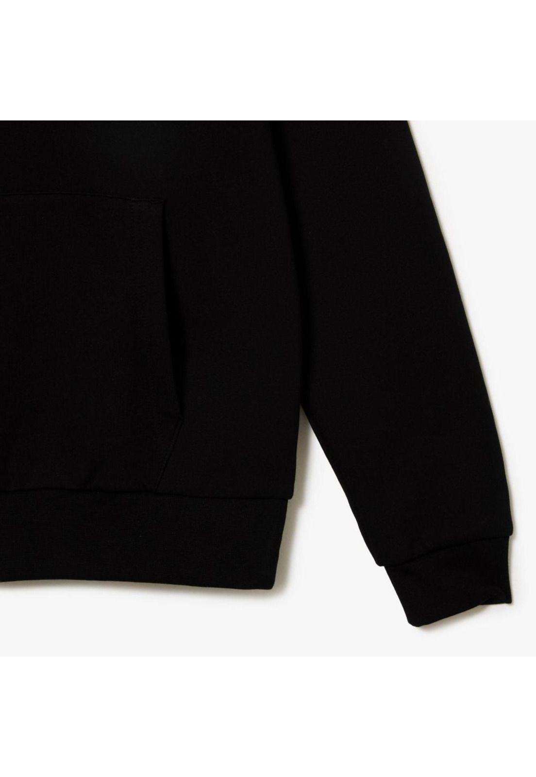 Poleron Hombre Algodón Lacoste SH9623 Negro-3