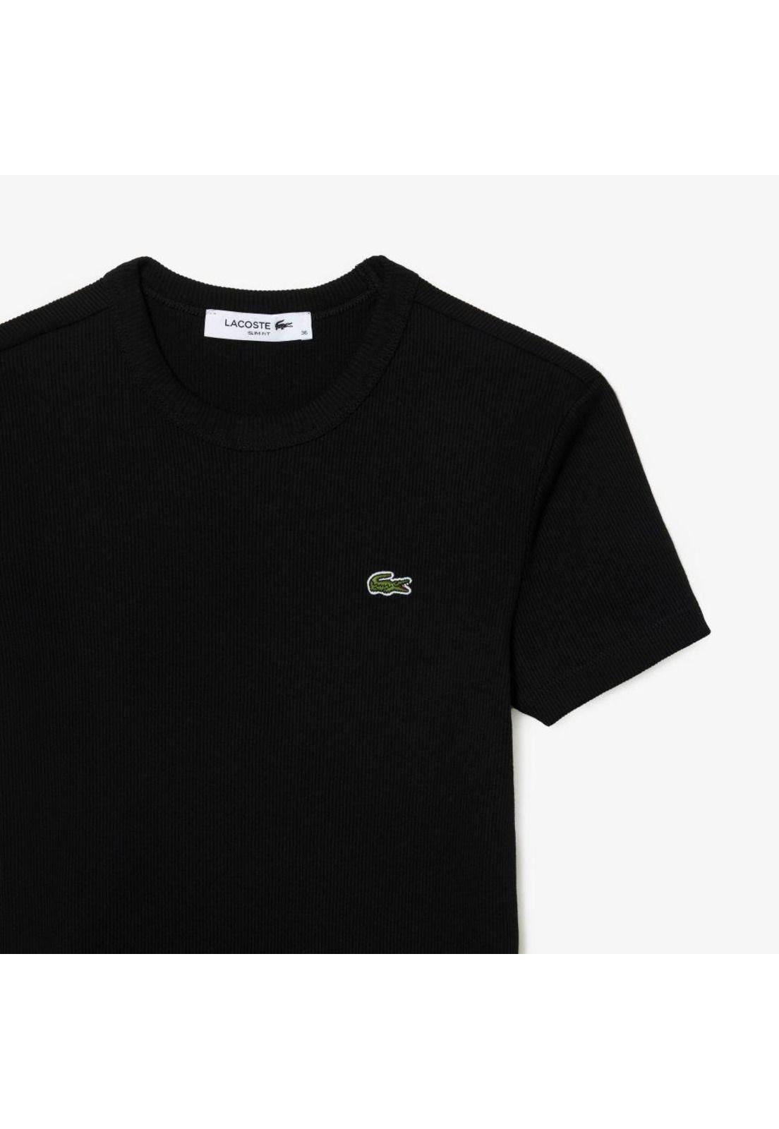 Polera Manga Corta Mujer Lacoste TF5538 Blanco-3