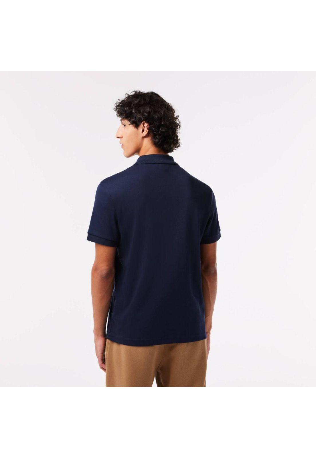 Polera Polo Algodón Hombre Lacoste DH2050 Azul-2