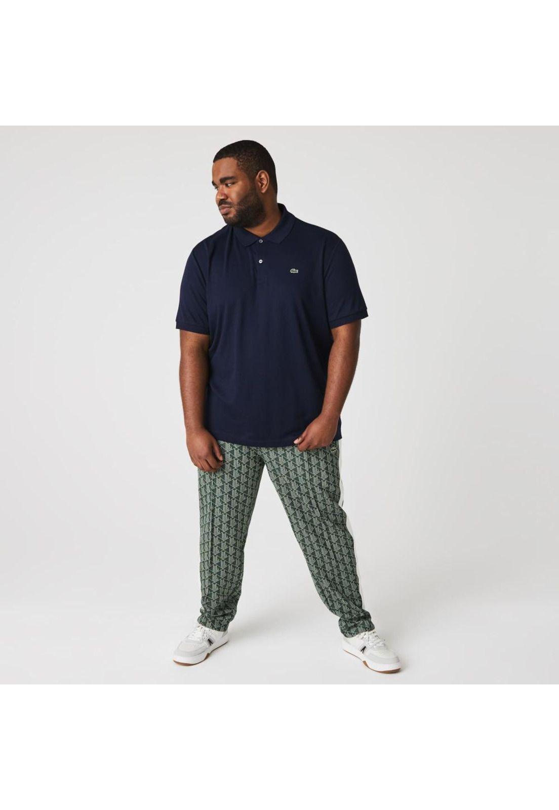 Polera Polo Algodón Hombre Lacoste DH2050 Azul-4