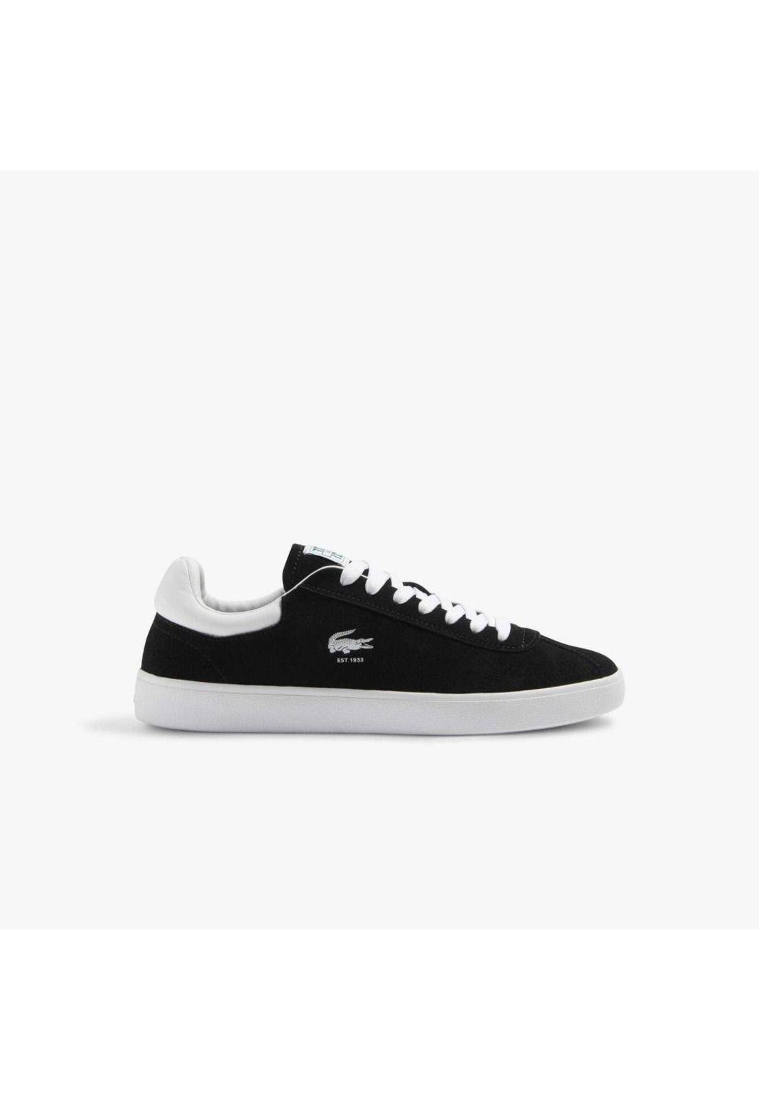 Zapatilla Urbana Lacoste Baseshot   Hombre Negro-0