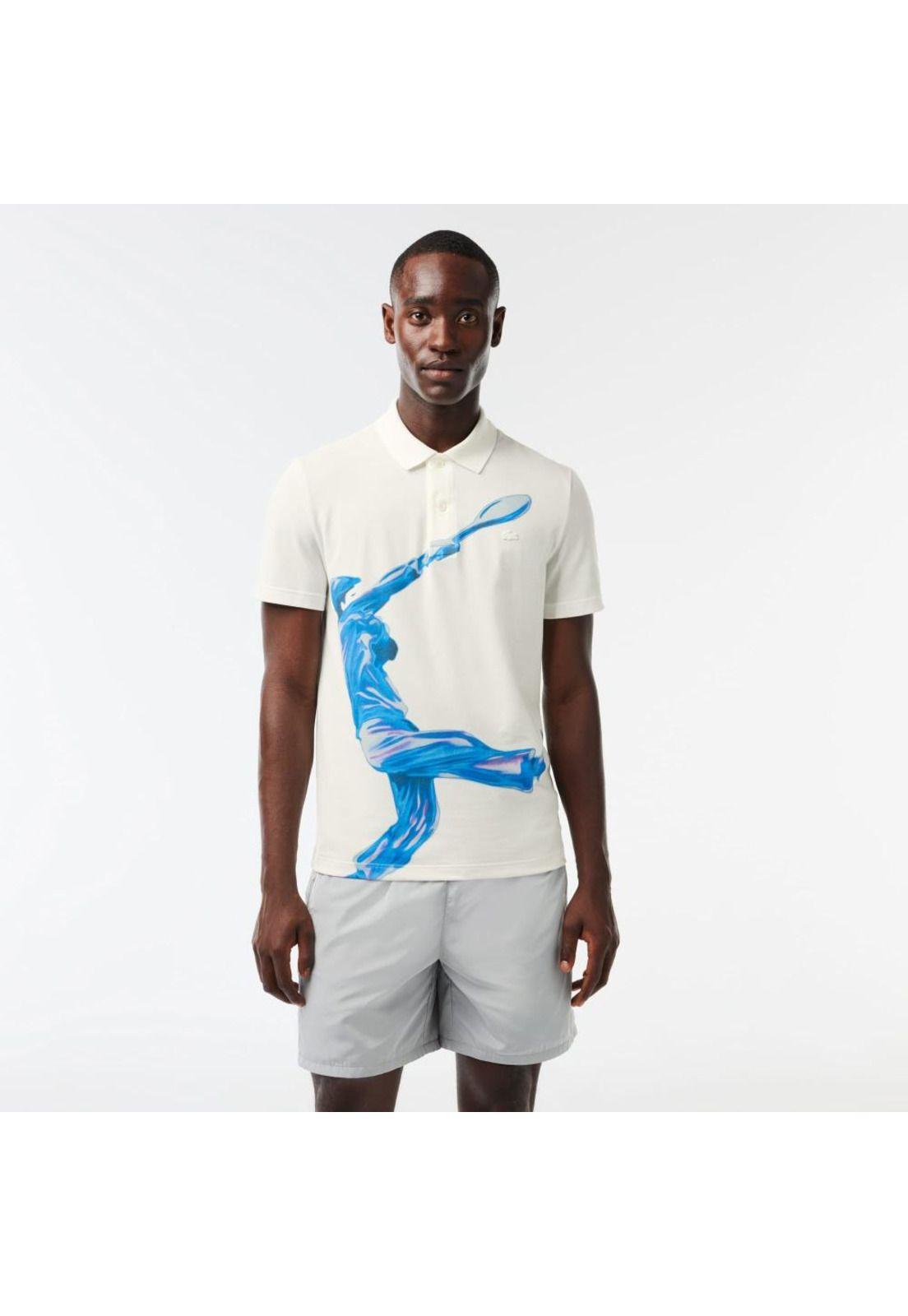 Polera Polo Lacoste PH345 Hombre Blanco-0