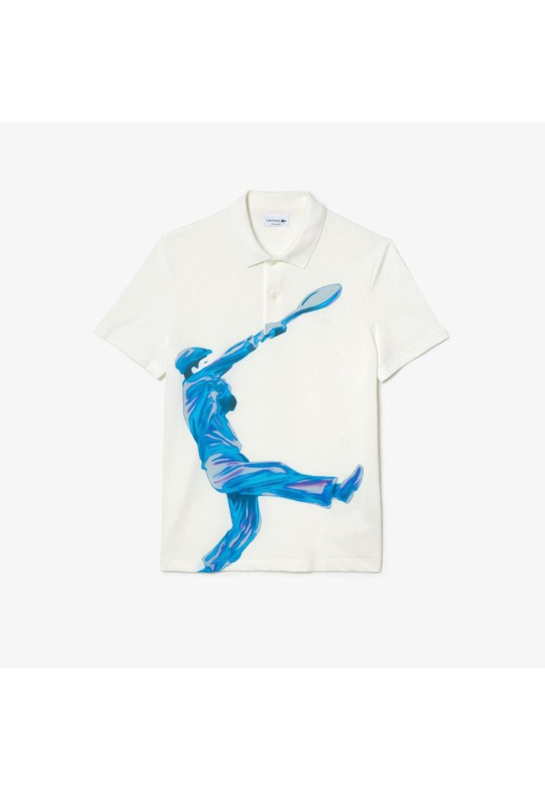 Polera Polo Lacoste PH345 Hombre Blanco-1