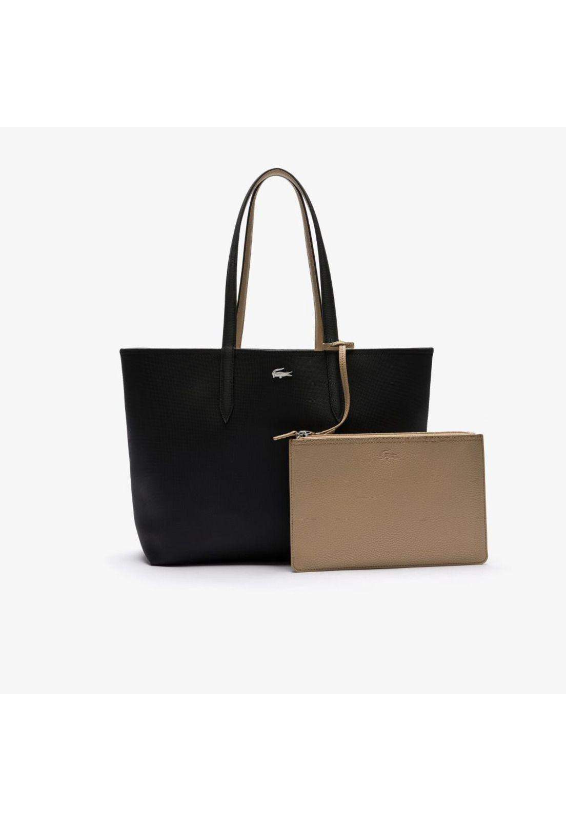 Cartera Lacoste NF2142 Mujer Negro-0