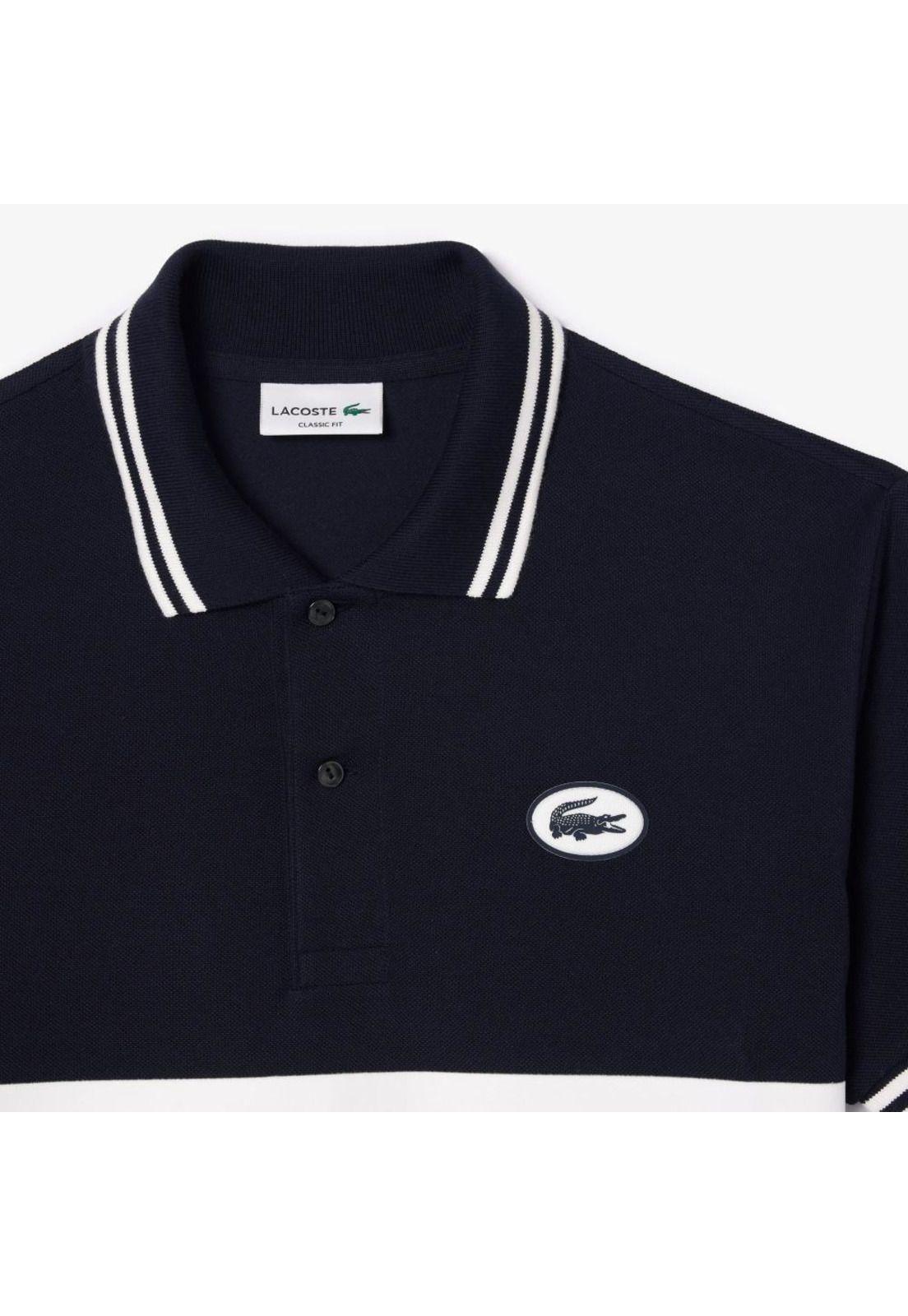 Polera Polo Lacoste PH7447 Hombre Negro-4