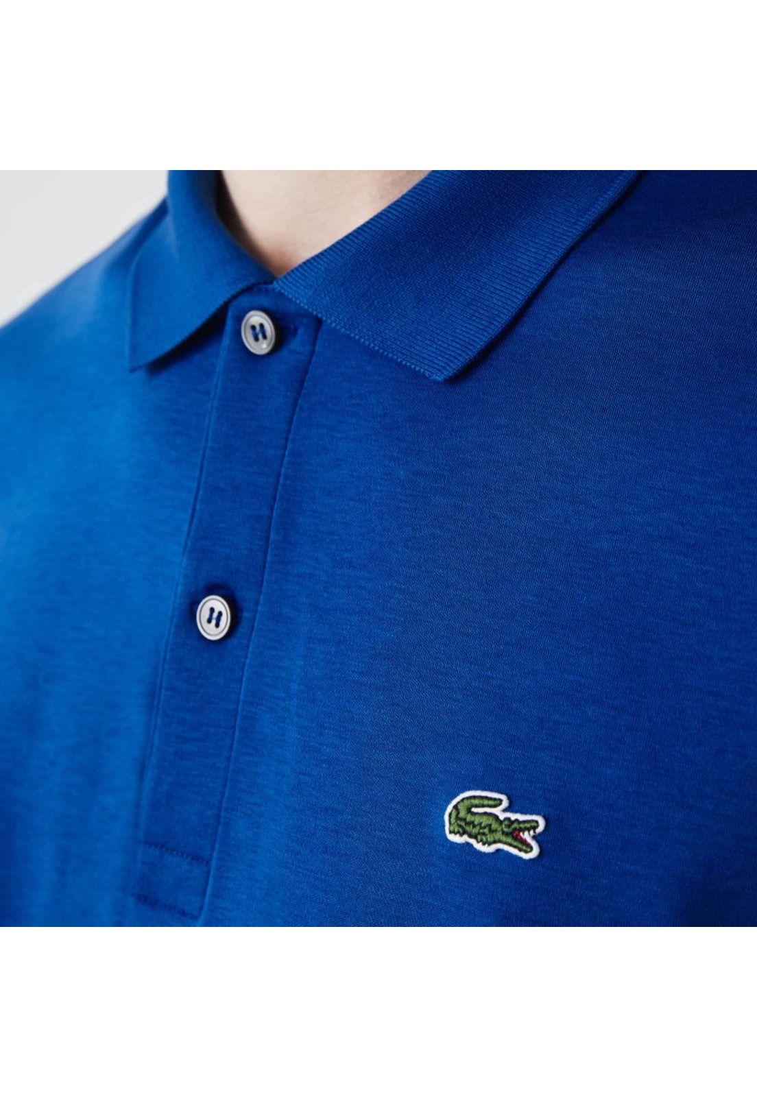 Polera Polo Hombre Lacoste DH2050 Azul marino-4