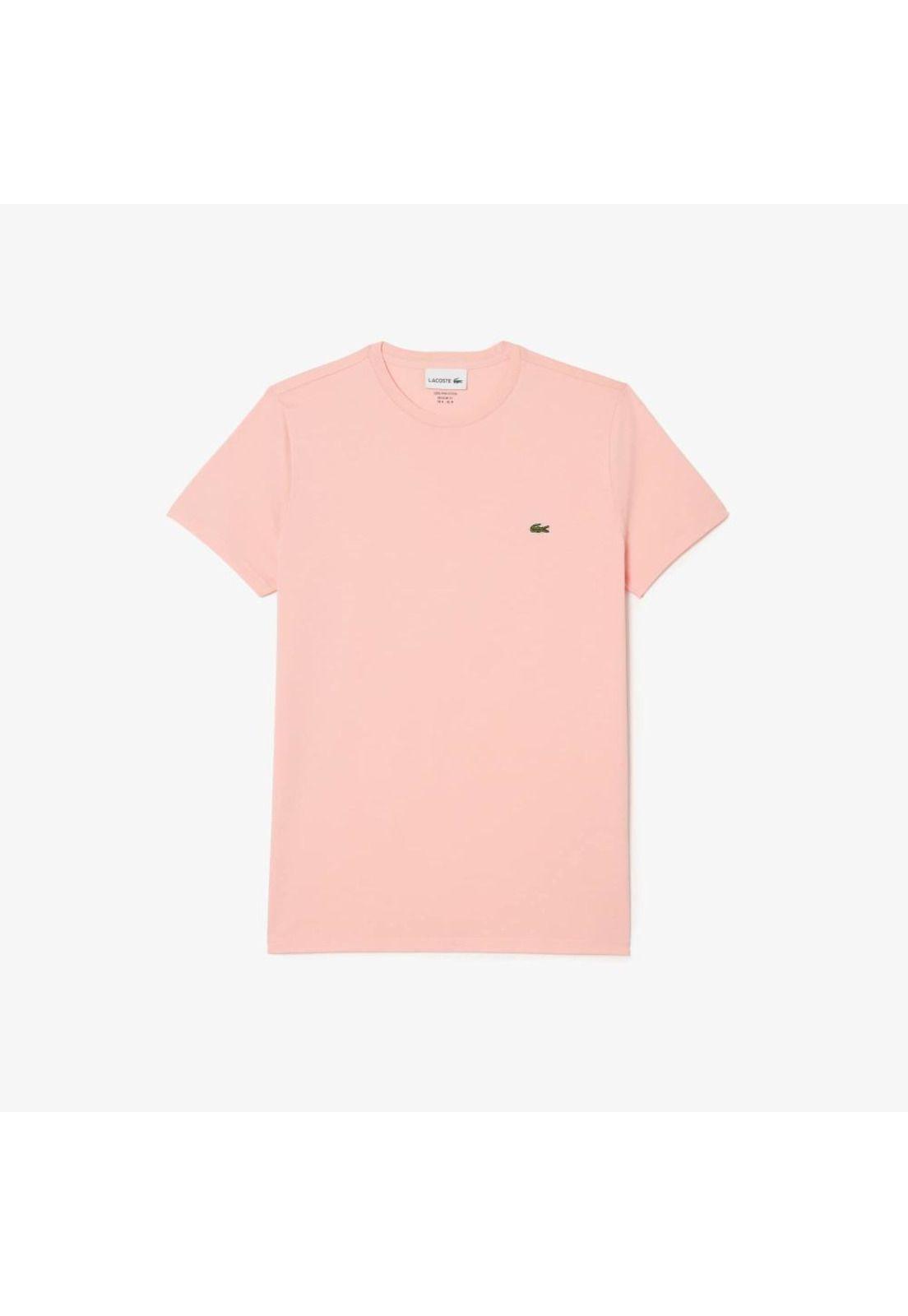 Polera Lacoste TH6709 Hombre Rosado-1