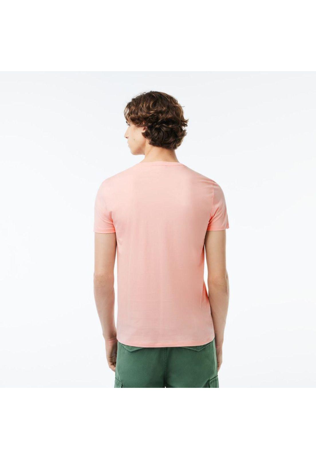 Polera Lacoste TH6709 Hombre Rosado-2