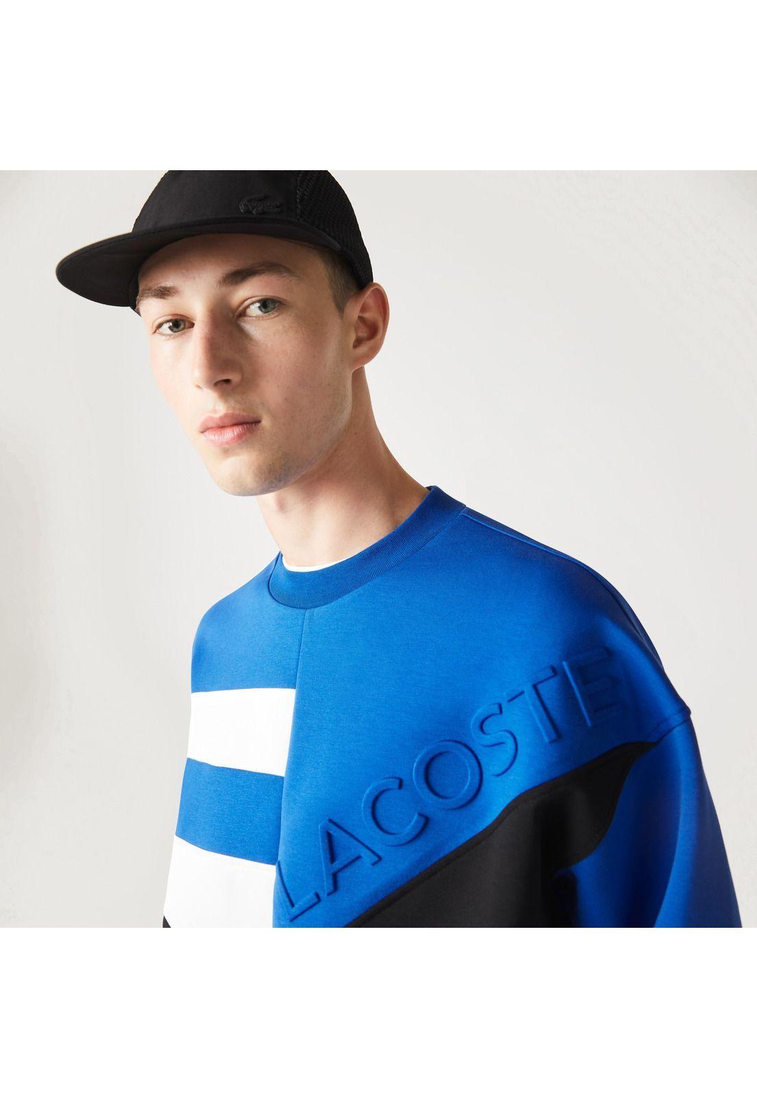 Polerón Lacoste Sh0101 Hombre Azul-0