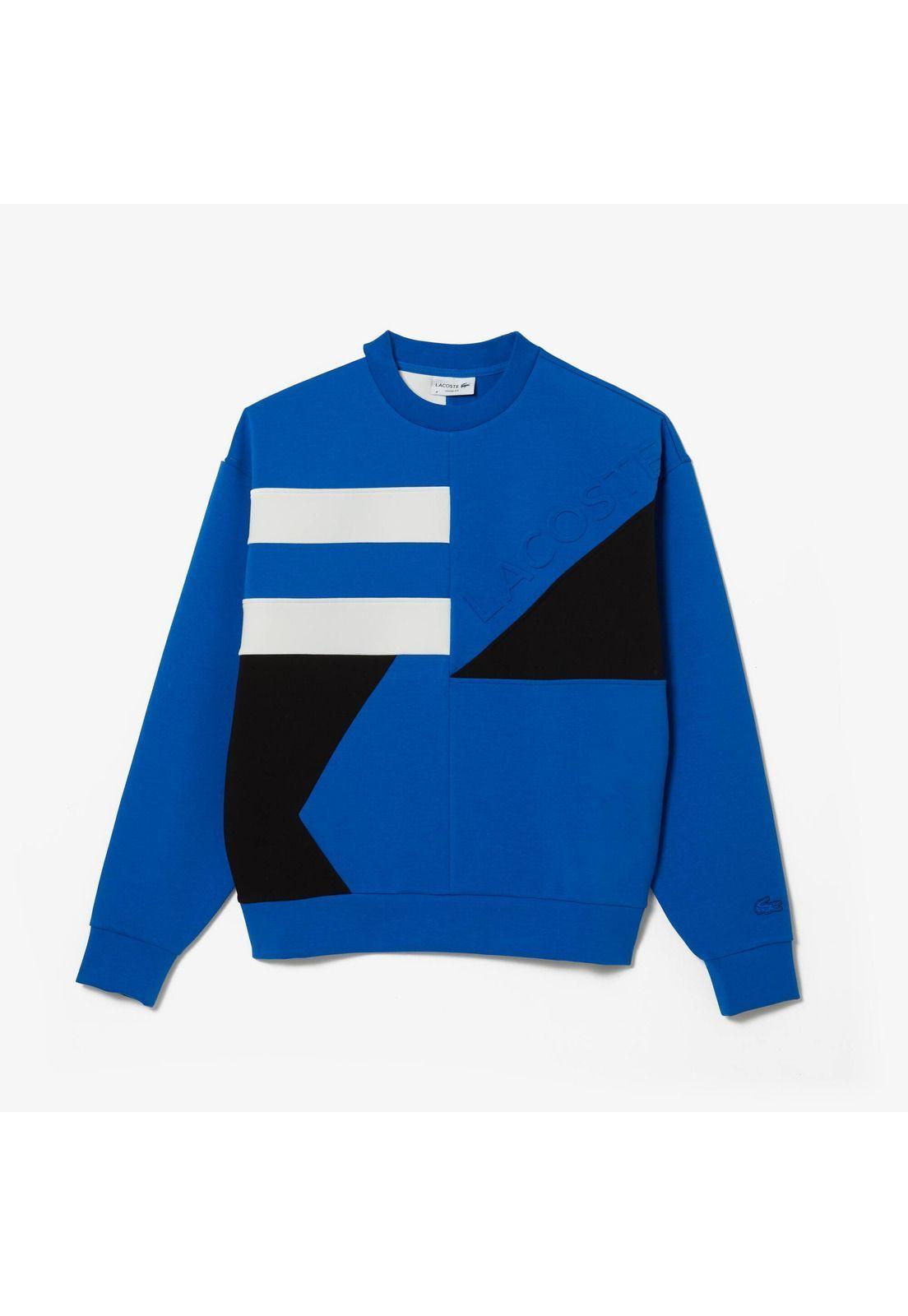 Polerón Lacoste Sh0101 Hombre Azul-2