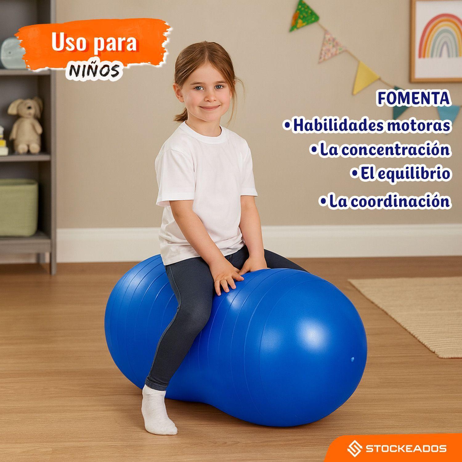 Balon Ovalado Pilates Yoga Tipo Mani 90x45cm Rehabilitacion-2