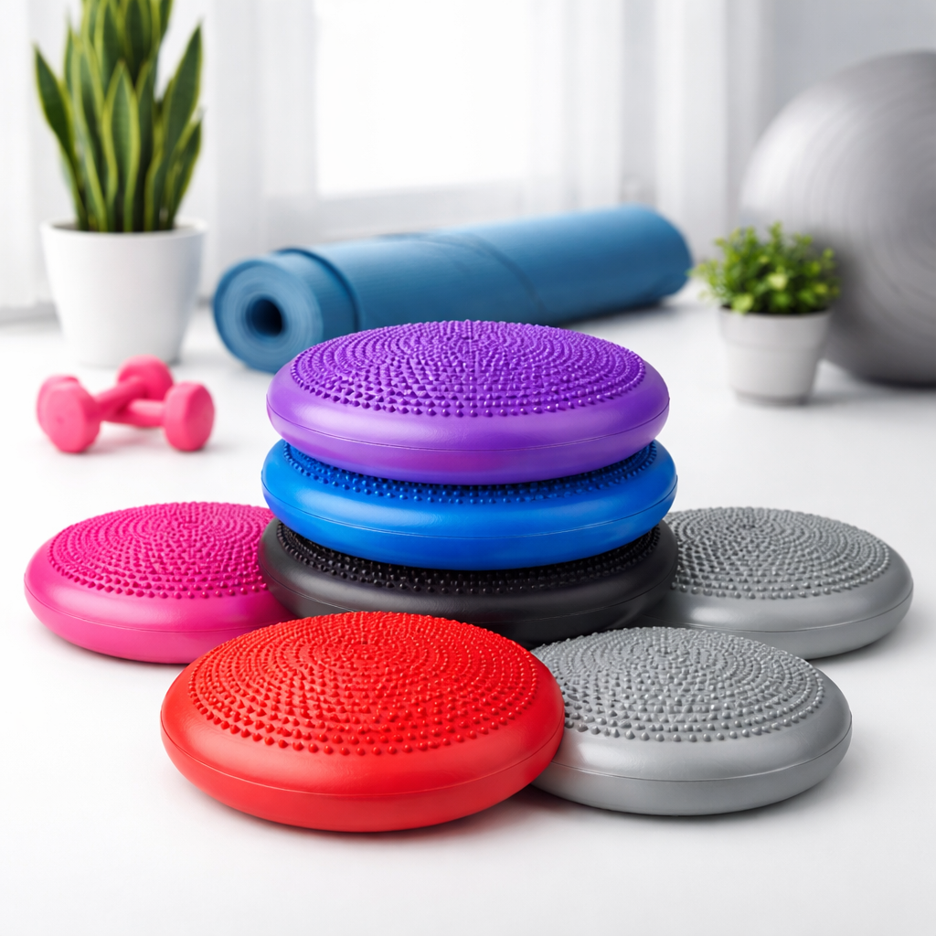 Cojin Yoga Sensorial Propioceptivo Tea Colores Con Inflador-3