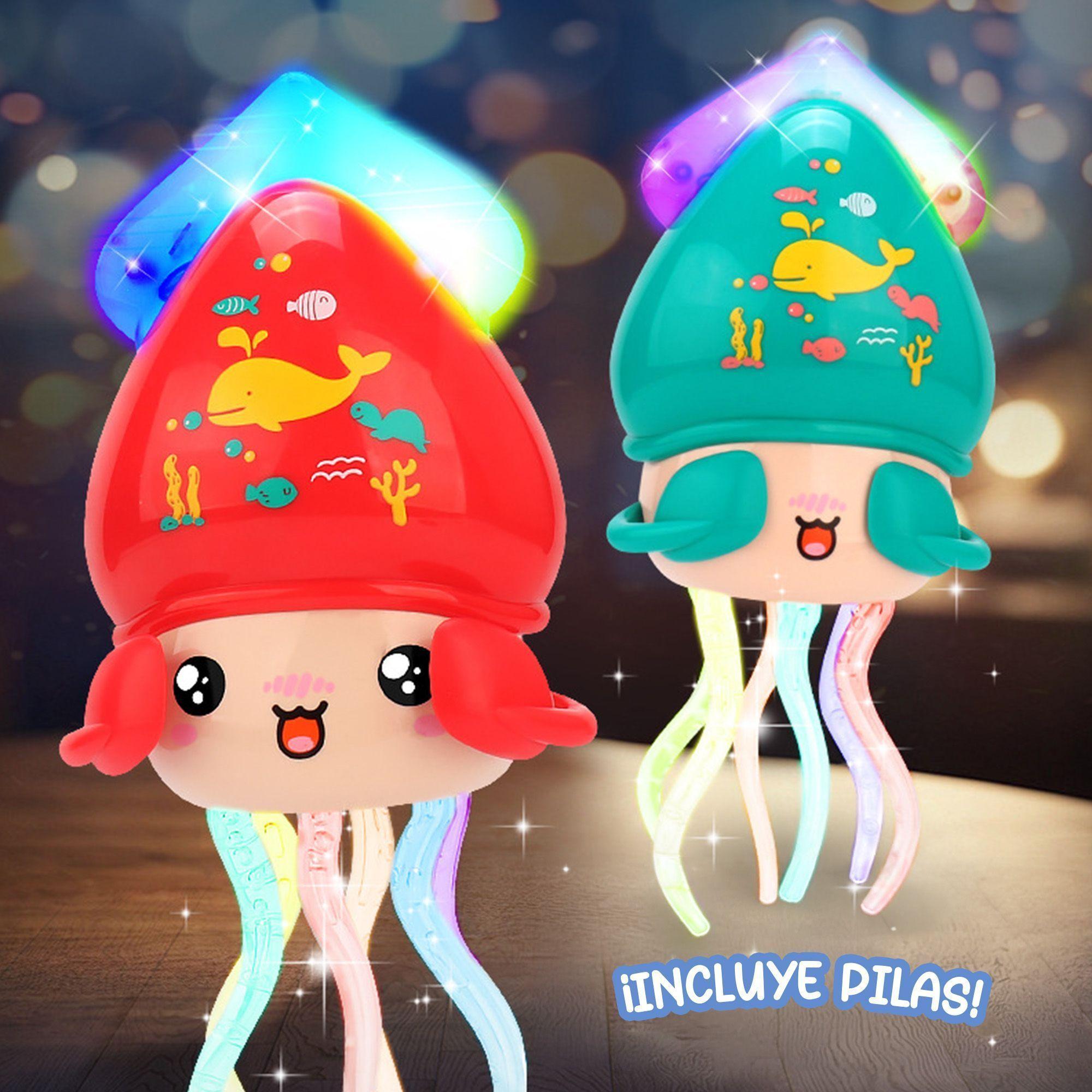 Juguete Interactivo Pulpo Bailarin con Luces LED Musica y Sensor de Obstaculos-3