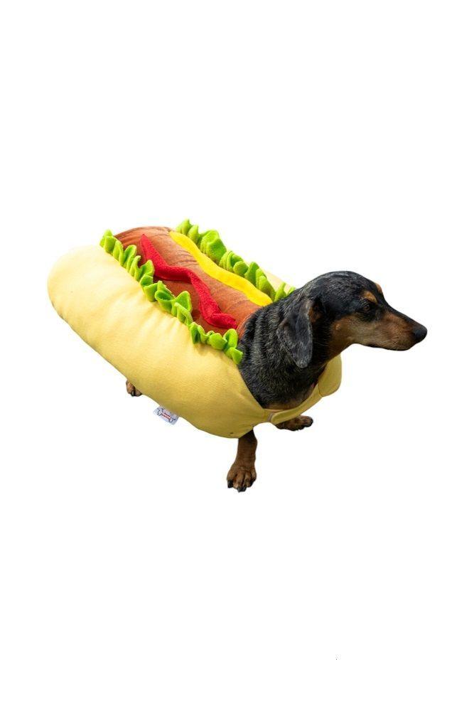 DISFRAZ DE HOT DOG PARA PERROS-0