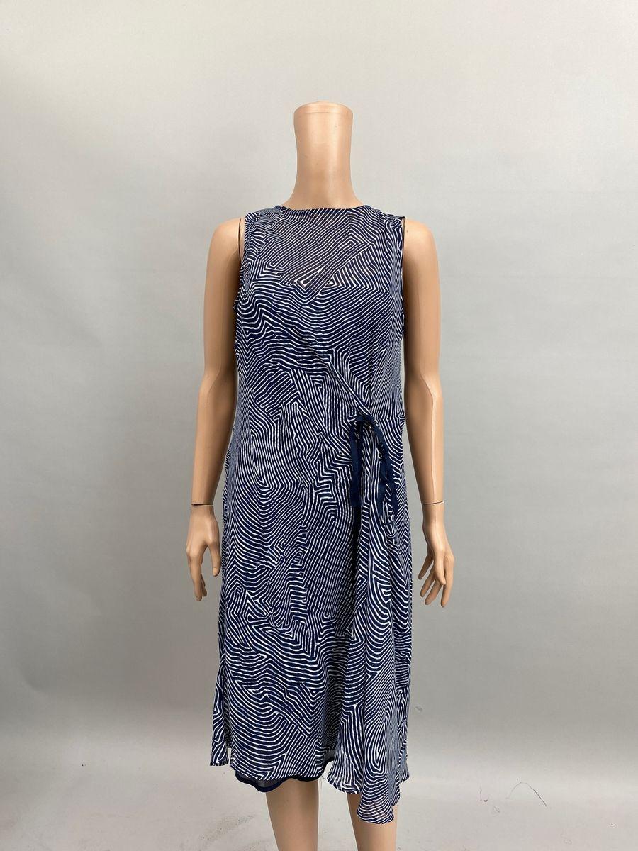 Vestido Punto Roma Talla M (5072)-0