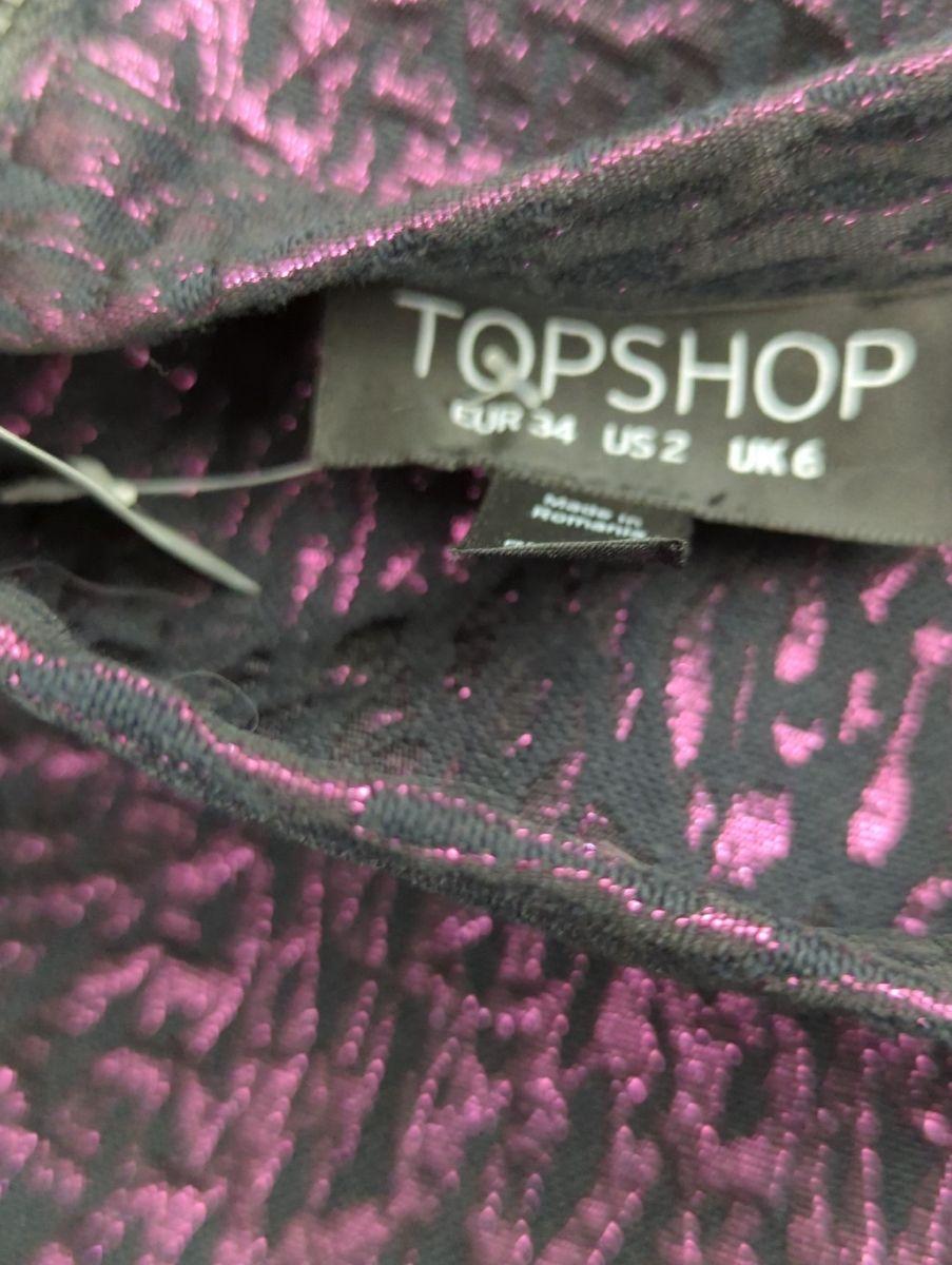 Falda Topshop Talla 34 (2007)-4