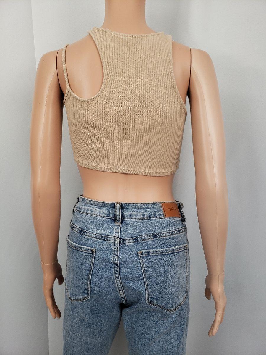 Crop Top Pull & Bear Talla M (9032)-2
