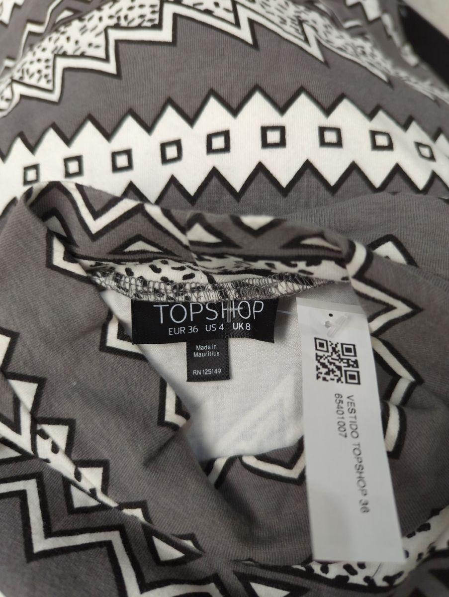 Vestido Topshop Talla S (1007)-3