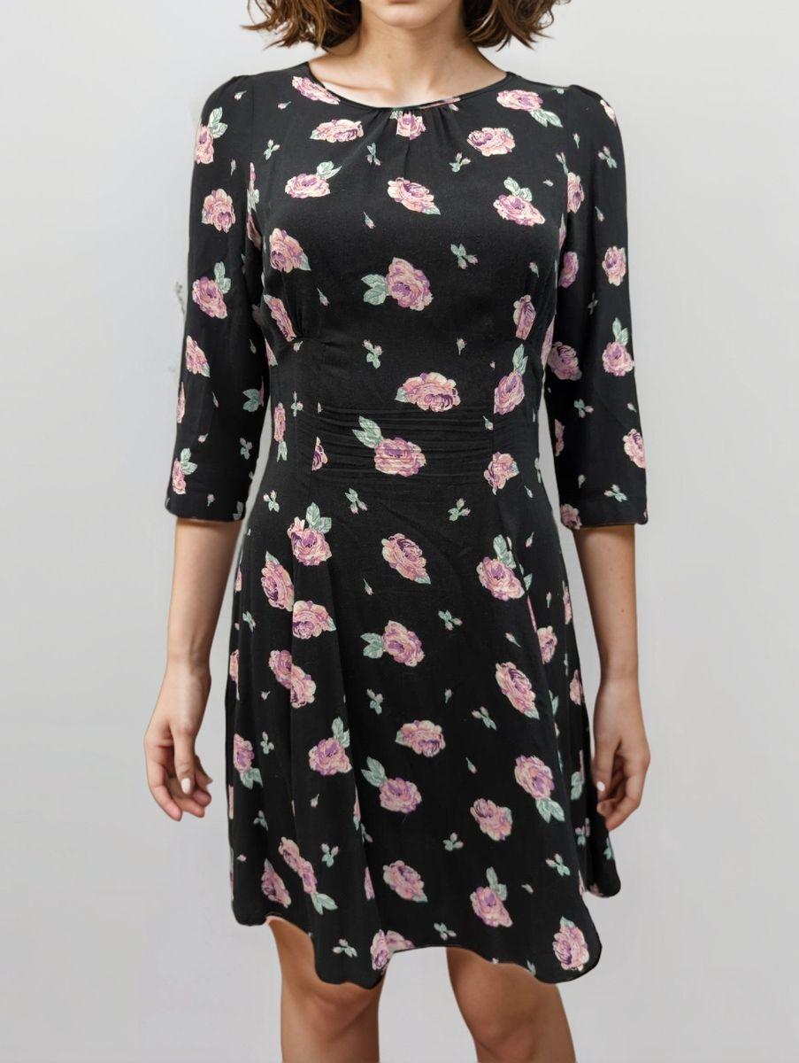 Vestido Warehouse Talla S (6004)-0