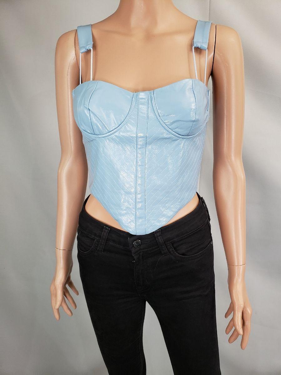 Crop Top Forever 21 Talla XS (7011)-1