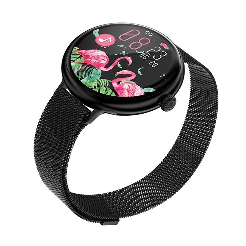Reloj inteligente Smartwatch UP9 negro metal-2