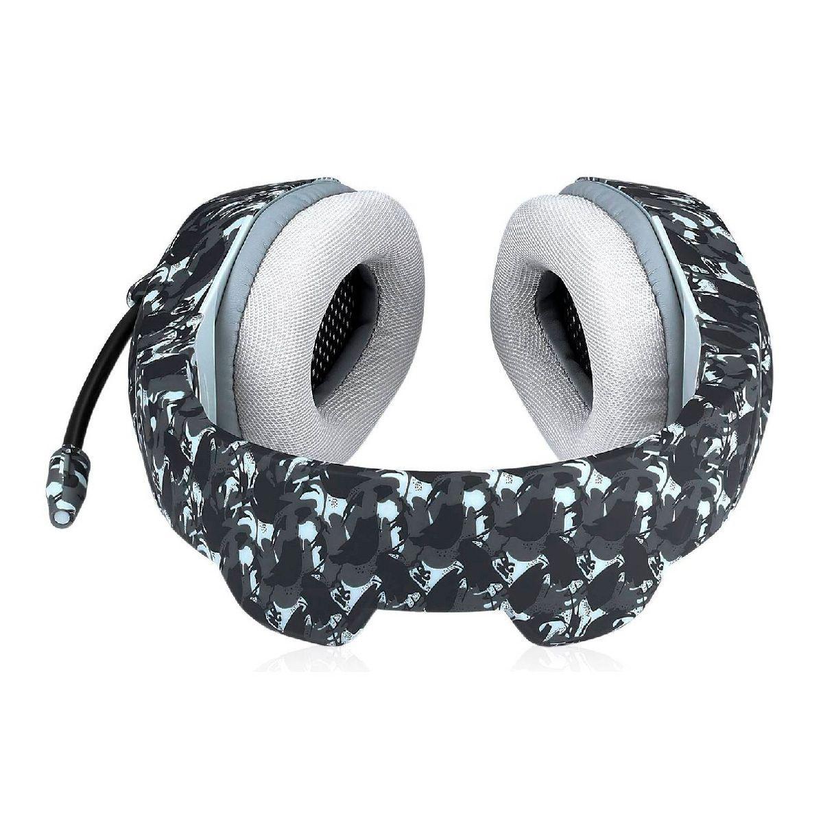 Audifonos Gamer Onikuma K1 B Camouflage Grey-2