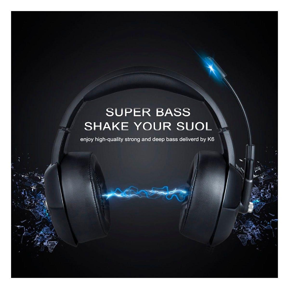 Audifonos Gamer Onikuma K6 Black-Blue-3