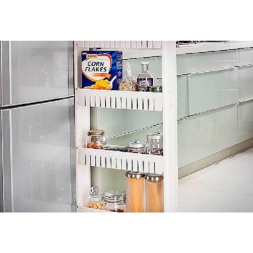 Rack Organizador Con Ruedas 4 Niveles 54X13X103Cm-4