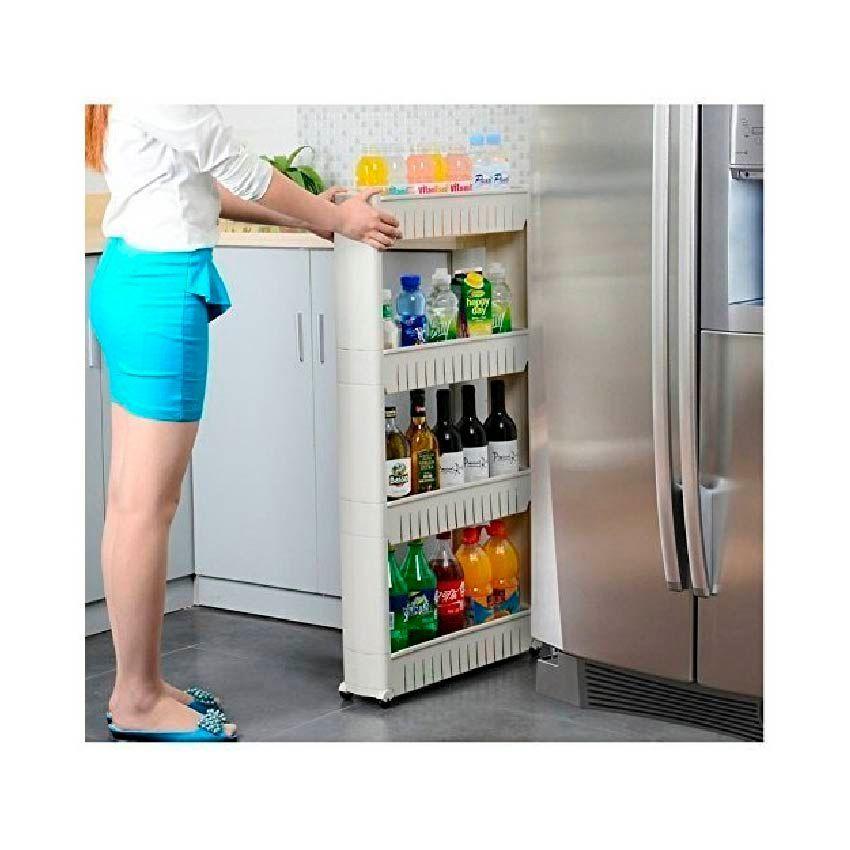 Rack Organizador Con Ruedas 4 Niveles 54X13X103Cm-2