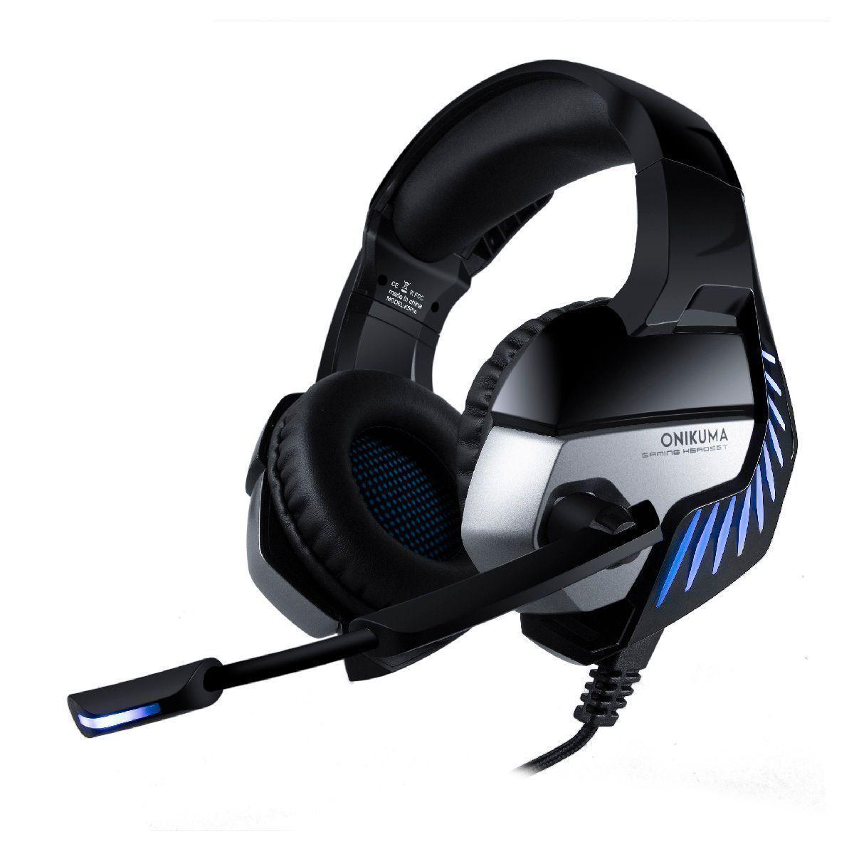 Audifonos Gamer Onikuma K5 PRO Black Blue-0