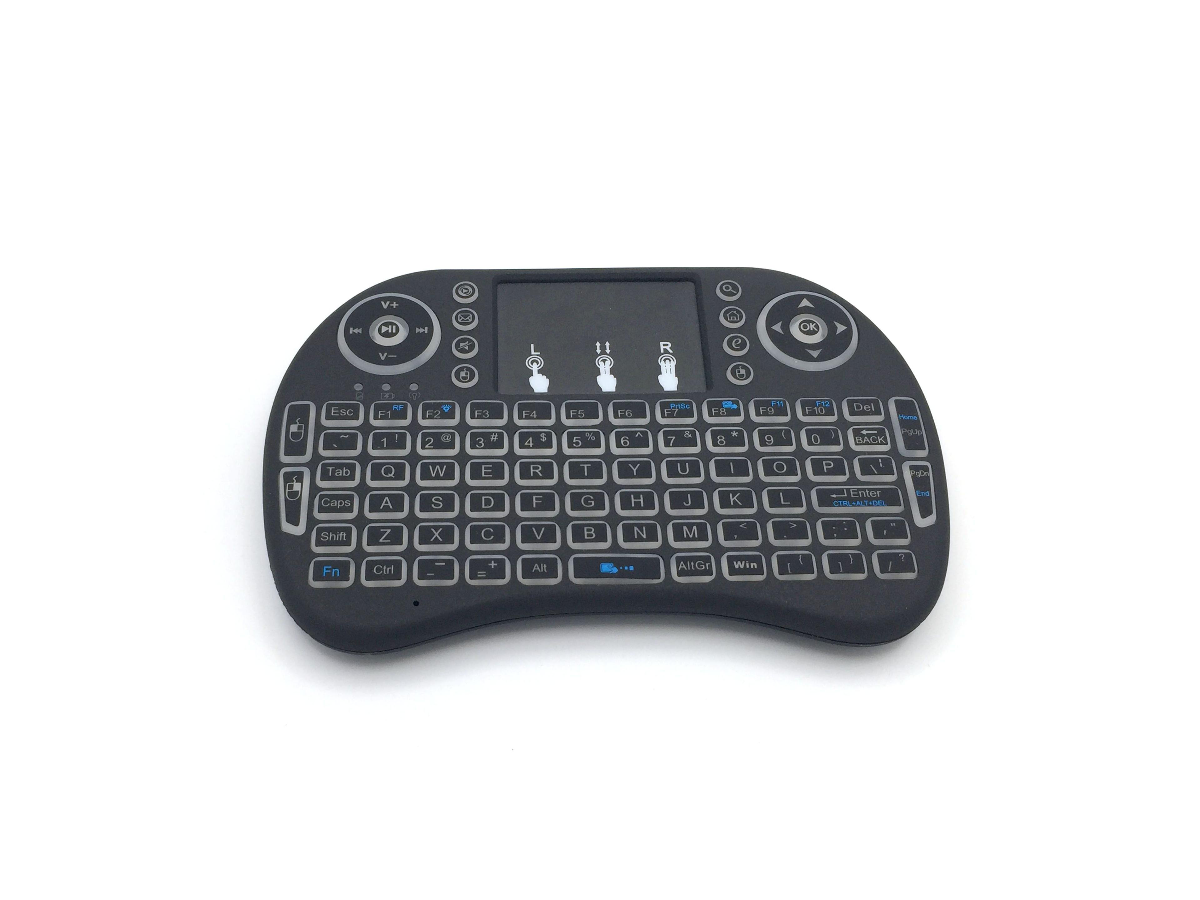 Mini Teclado Inalámbrico Retroiluminado RGB-3